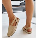 Gemre Beige open-heel espadrilles Tharna | Shoptok.si