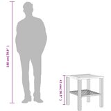  Vrtni stol bež 40x40x42 cm od poliratana i drva bagrema | Eponuda.com