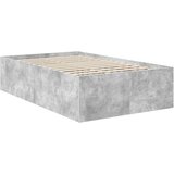  Krevetna konstrukcija s uzglavljem Betonski sivi 120 x 190 cm | Eponuda.ba