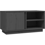 Maison Chic TV omarica - TV stojalo - Televizijska omarica siva 80x35x40,5 cm trdna borovina, (21699630) Cene