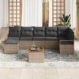  Sjedeća garnitura za vrt 9 kom. poliratan 287 x 177 x 69 cm | shoptok.hr