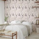  Tapeta - Flowers and herbs in warm greys 50x1000 | shoptok.hr