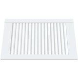  Vrata za omarico z letvicami 2 kosa bela 61,5x39,4 cm borovina, (21412640) | Shoptok.si