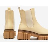 Resti Beige women's boots on a solid sole Eferope | Shoptok.si