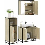 vidaXL 3-dijelni set kupaonskog namještaja boja hrasta sonome drveni | shoptok.hr