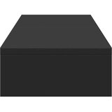  Stalak za monitor podesivi crni 80 x 24 x 10,5 cm drveni | shoptok.hr