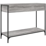  Konzolni stol siva boja hrasta 100x34,5x75 cm konstruirano drvo | shoptok.hr