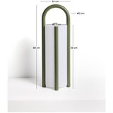 Kave Home LED prenosljiva zunanja svetilka na USB ø 16 cm Leros – | Shoptok.si