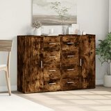  Komoda 2 kom boja dimljenog hrasta 60x31x84cm konstruirano drvo Smeđa | Shoptok.si