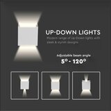  LED spoljašnje zidno svetlo LED/5W/230V 4000K IP65 bela | Eponuda.com