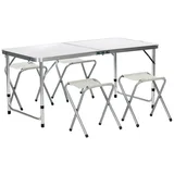 Kamp set sklopivi (sto i 4 stolice)