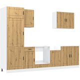  7-dijelni set kuhinjskih ormarića Kalmar konstruiranog drva | shoptok.hr