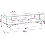  TV stalak 180 x 36 x 45 cm Hrast artisan Konstruirano drvo - Hrast artisan 180 x 36 x 45 cm | shoptok.hr
