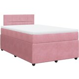 Maison Chic Box spring postelja - Vzmetna postelja z vzmetnico roza 120x200 cm žamet SL18156, (21885439) | Shoptok.si
