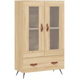 Maison Chic Visoka omara - Komoda - Predalnik sonoma hrast 69,5x31x115 cm inženirski les, (21722160) | Shoptok.si