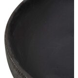 Nadgradni umivaonik sivo-crni ovalni 59x40x14 cm keramički | shoptok.hr