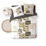 Douceur d intérieur Bela/rjava bombažna posteljnina za zakonsko posteljo/podaljšana 240x220 cm Utopia – | Shoptok.si