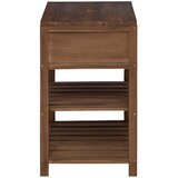  Kupaonski ormar Prirodna 60 x 45 x 75 cm Čvrsto teak drvo | shoptok.hr