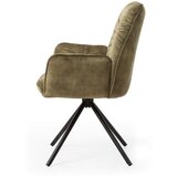 Livetastic Naslanjač Vintage, Zelena, Vrtljiv | Shoptok.si