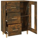  Komoda boja dimljenog hrasta 69 5x34x90 cm konstruirano drvo | shoptok.hr