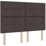  Krevet od pjene s madracem i LED-om Tamno smeđa 140 x 190 cm - Tamno smeđa 140 x 190 cm Prošiveno gumbima | shoptok.hr