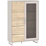 Livetastic VITRINA, masivno hrast hrast bianco | Shoptok.si