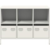  Komoda bijela 101,5x39x73,5 cm hladno valjani čelik | shoptok.hr