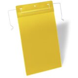 Durable Žepki z žičnimi vezicami A4 pokončni rumeni, 50 kos, (20376072) | Shoptok.si