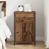 vidaXL noćni ormarić Staro drvo 40x42x60 cm inženjersko drvo | shoptok.hr