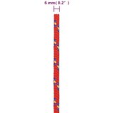  Brodski konop crveni 6 mm 25 m od polipropilena | shoptok.hr