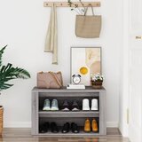  Stalak za cipele boja hrasta 75x35x45 cm konstruirano drvo | shoptok.hr