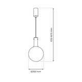  Visilica na sajli TORONTO 1xGU10/8W/230V zlatna | Eponuda.com