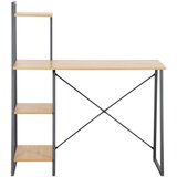 MID.YOU PISALNA MIZA kovina, leseni material črna, barve hrasta | Shoptok.si