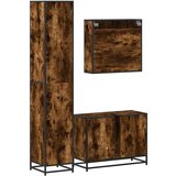 vidaXL 3-dijelni set kupaonskog namještaja boja hrasta drveni | shoptok.hr