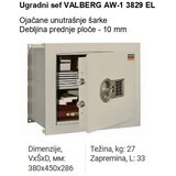 Valberg Ugradni sef AW-1 3829 EL Cene