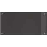 vidaXL Kuhinjska obloga Tamnosiva Kaljeno staklo 80 x 40 x 0.6 cm | shoptok.hr