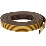  Samoljepiva brtvila za prozore Smeđa 9 x 6 mm 25 m EPDM pjena | shoptok.hr