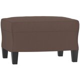 The Living Store Stolček za noge rjav 60x50x41 cm umetno usnje - Stolček Za Noge, (21419763) | Shoptok.si