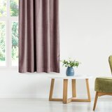 Restilo zasłona VELVET kolor brązowy szarfa upinająca styl klasyczny przelotki srebrne materiał velvet 140x245 | shoptok.hr