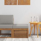  Zunanji puf Masiven les akacije Naravna, (5000271162) | Shoptok.si