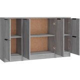  Komoda 3 kosi siva sonoma inženirski les, (20654353) | Shoptok.si