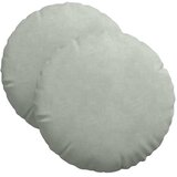  Jastučići za sjedenje 2 pcs Svijetlo siva Ø 40 x 13 cm Baršun | Eponuda.ba