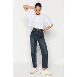 Trendyol Blue High Waist Slim Mom Jeans | Shoptok.si