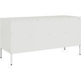TV ormarić bijeli 100,5 x 39 x 50,5 cm čelični | shoptok.hr