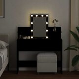  Toaletni stolić s LED svjetlima crni 100 x 40 x 130 cm | shoptok.hr