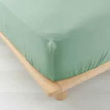 Douceur d intérieur Svijetlo zelena plahta s gumom od muslina 140x190 cm Angelia –