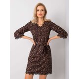 LAKERTA Dress-LK-SK-508408.12X-black-beige Cene