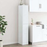 vidaXL Lekarniška omara bela 30x41x174,5 cm iverna plošča | Shoptok.si