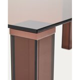 Kave Home Steklena jedilna miza 90x160 cm Adularia &amp;ndash; Slike
