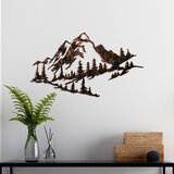 Wallity Zidna dekoracija Planina-2, 70cmx40cm, Bakar | Eponuda.ba